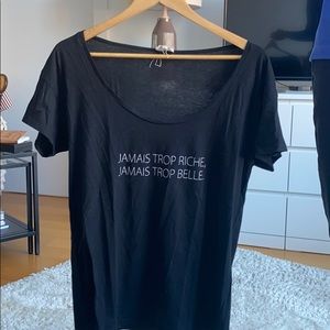 Tee shirt black Claudie Pierrot